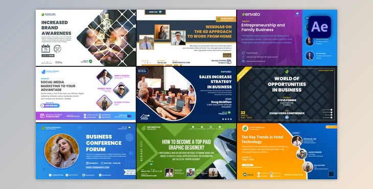 Conference Posters & Banners (Videohive 35196987) - AE Project