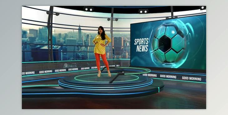 virtual set Studio MDM (Videohive 32845648) - AE Project