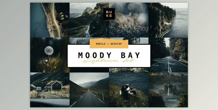 Moody Bay – 4 Pro Lightroom Presets (Mob, Desk)