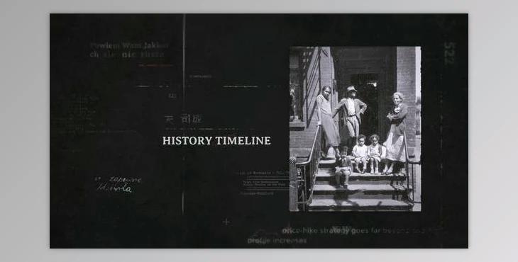 History Timeline Presentation (Videohive 31432522) - AE Project