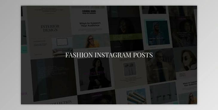 Fashion Instagram Posts (Videohive 38496537) - AE Project