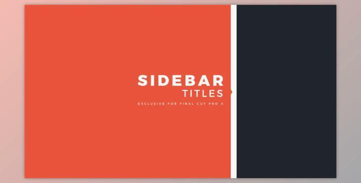 LenoFX - Sidebar Titles for Final Cut Pro