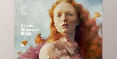 Classic Watercolor Photo Effect - 92034629