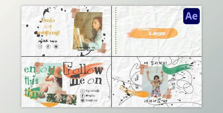 Crumpled Paper Slides for After Effects (Videohive 53520663) - AE Project