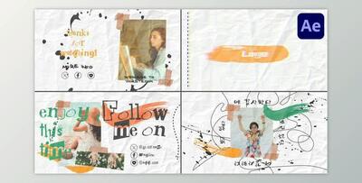 Crumpled Paper Slides for After Effects (Videohive 53520663) - AE Project