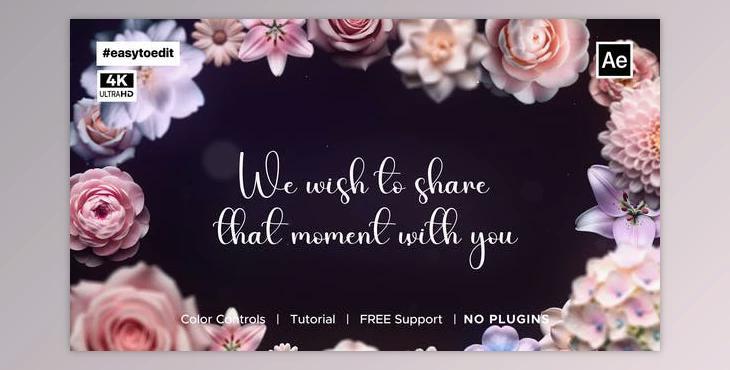 Wedding Animated Invitation (Videohive 48805989) - AE Project