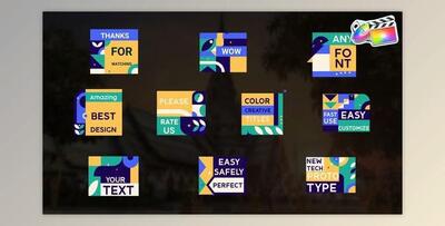 Color Creative Titles for FCPX (Videohive 38523046)