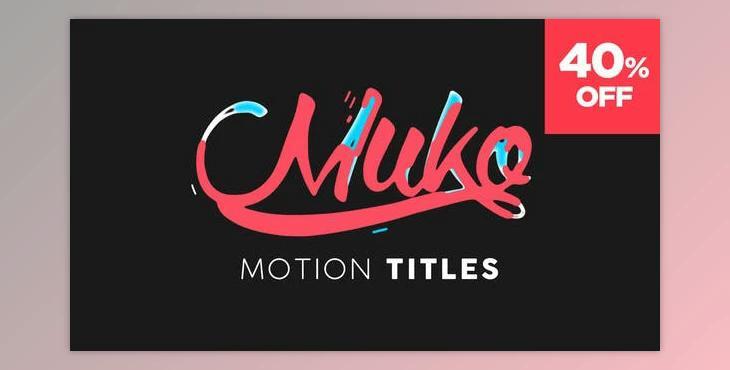 Motion Titles Animated (Videohive 21586068) - AE Project