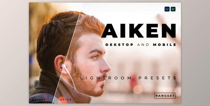 Aiken Desktop and Mobile Lightroom Preset by Bangset