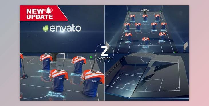 Soccer Team Lineups (Videohive 25323693) - AE Project