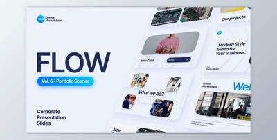 Flow - Portfolio Scenes Pack (Videohive 45803682) - AE Project