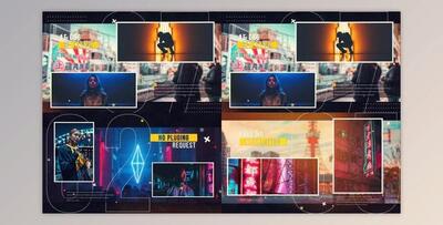 Dynamic Glitch Slideshow (Videohive 31196749) - AE Project