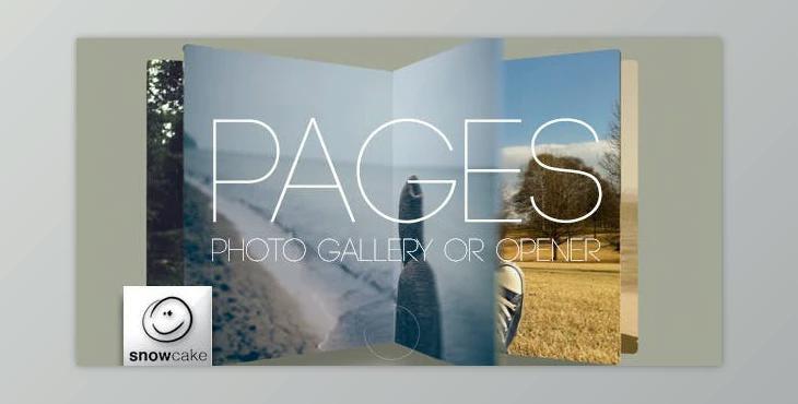 Pages - Photo Gallery Or Opener (Videohive 10222517) - AE Project
