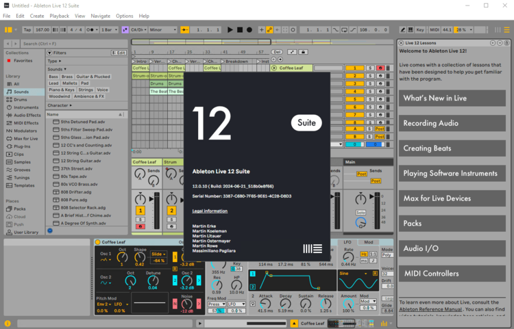 Ableton Live Suite 12.2.1 Windows/macOS