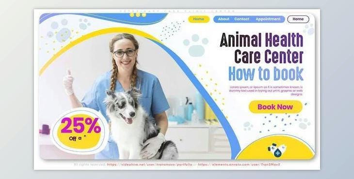 Veterinary Care Clinic Center - AE Project Videohive 31403930