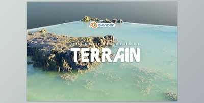 Blender Market - Quick Procedural Terrain & Water Addon v1.0