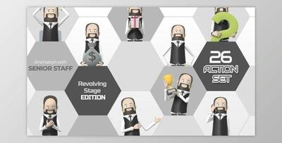 26 Action Set Senior Staff (Videohive 33966270) - AE Project