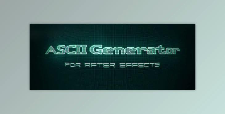 Aescripts ASCII Generator v1.3 (WIN+MAC)