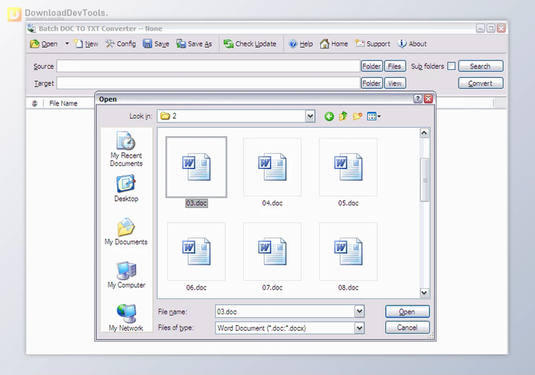 Batch DOC to TXT Converter v2025.17.204.2369 + License Key