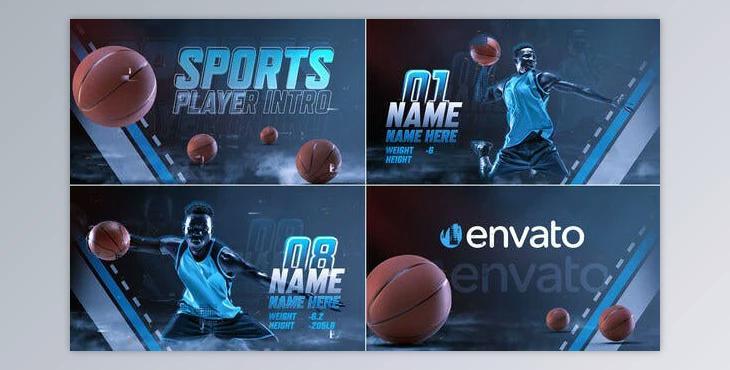 Basketball Player Intro (Videohive 49477133) - AE Project