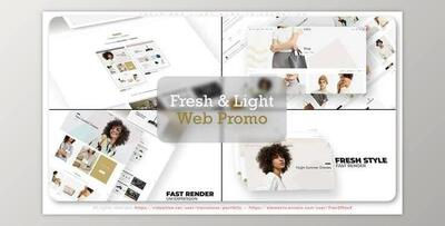 Fresh and Light Website Promotion (Videohive 34191930) - AE Project