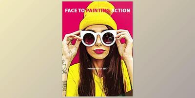 Face to Painting Action GraphicRiver-29227643 (ATN) PS