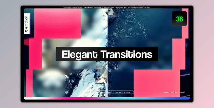 Elegant Transitions 2.0 (Videohive 49924891) - AE Project