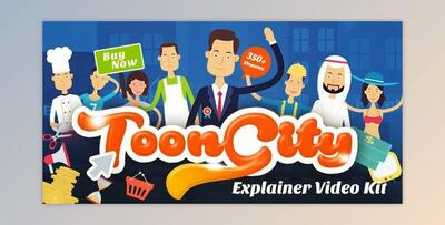 Explainer Video ToolKit - ToonCity (Videohive 19249121) - AE Project