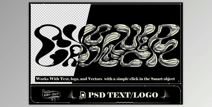 Bundle 4 PSD Y2K Golden Text Effect - 92004790