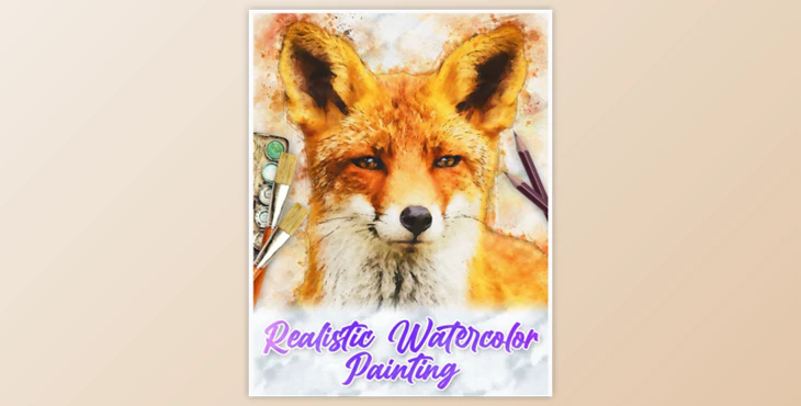 Realistic Watercolor Painting By CemreKArtworks (ABR, PAT, ATN)