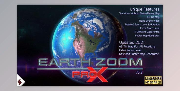 Earth Zoom Pro X (Videohive 7962581) - AE Project
