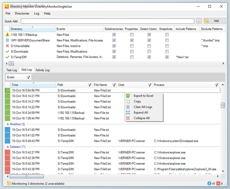 Directory Monitor Pro v2.16.1.3 Multilingual + Portable Edition + Patch