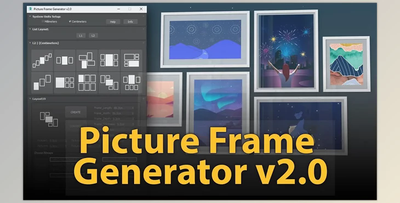 Gumroad – Picture Frame Generator v2.0 For 3ds Max