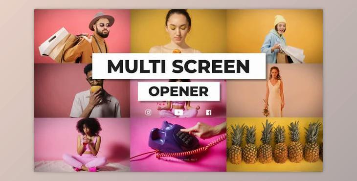 Dynamic Multi Screen Opener (Videohive 36334777) - AE Project