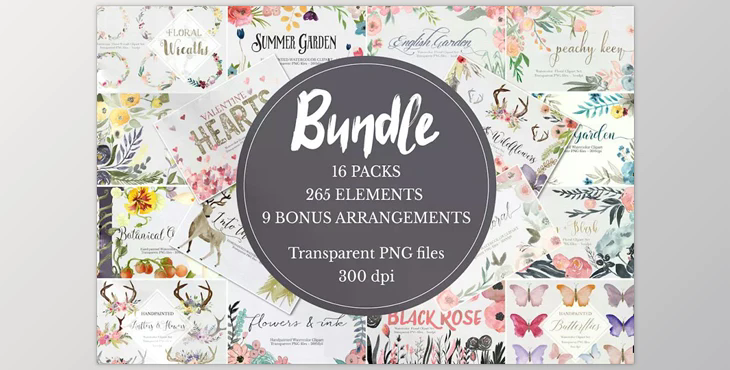 Massive Clipart Bundle CreativeMarket 698018