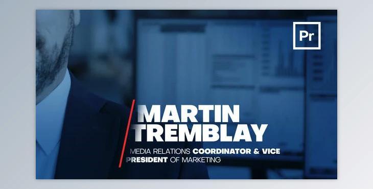 Corporate Lower Thirds (Videohive 40435843)