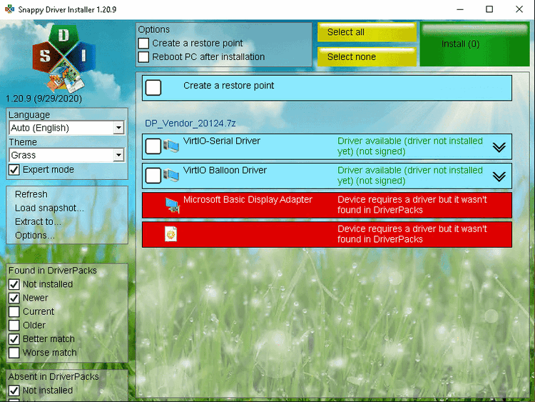 Snappy Driver Installer 1.25.3 / Origin 1.14.0 + DriverPacks 25.06