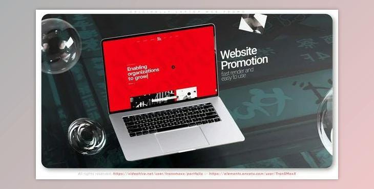 Originally Laptop Web Promo (Videohive 36000296) - AE Project