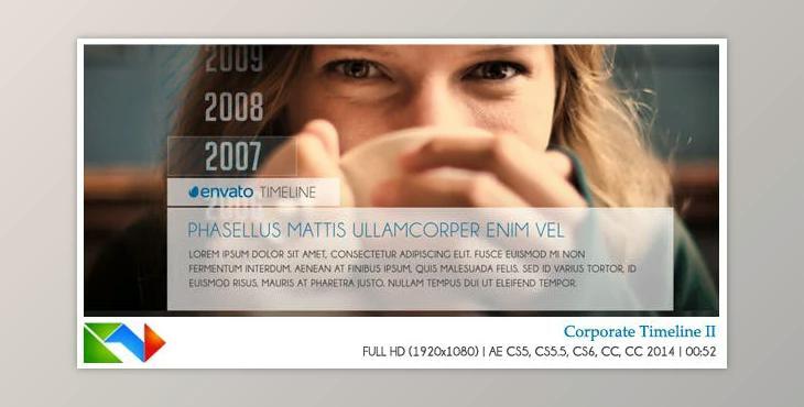 Corporate Timeline Slideshow (Videohive 13697752) - AE Project