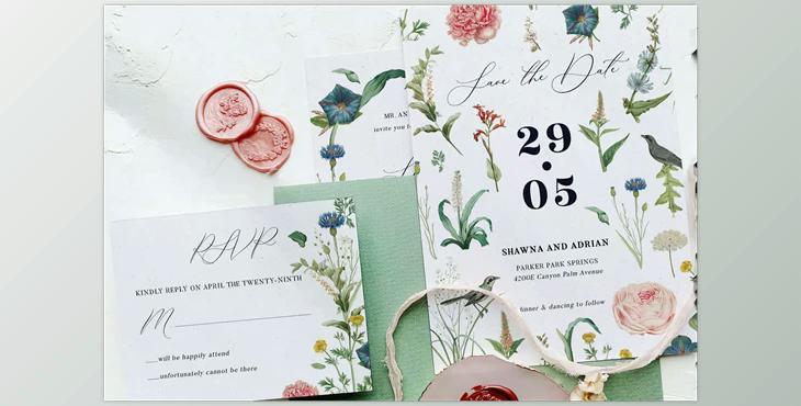 Secret Garden Wedding Suite - CreativeMarket 6777743