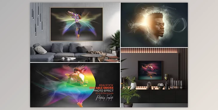 Smoke Photo Effect - 91888743