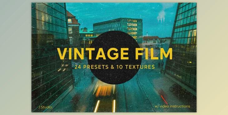 Vintage Film: LR Presets & Film Dust By J.Studio CreativeMarket 6343141