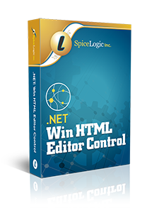 Spicelogic .NET WinForms HTML Editor Control 7.4.11.0