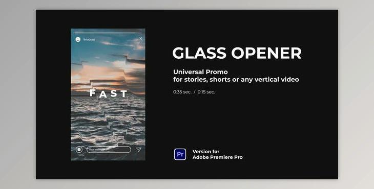 Vertical Glass Opener for Stories (Videohive 40241024) - PR Project