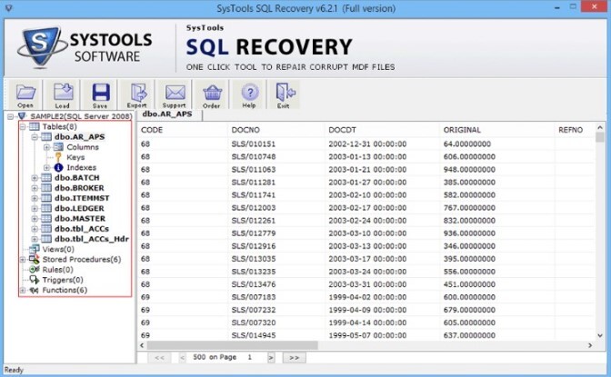SysTools SQL Recovery 13.8 / Recovery Manager 7.0