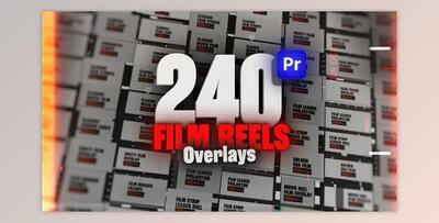 Animated Film Reel Overlays Pack For Premiere Pro (Videohive 53921941) - PR Project