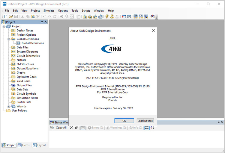 NI AWR Design Environment 22.1 (17.01R) x64