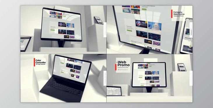 Website Presentation Mockup (Videohive 30984694) - AE Project