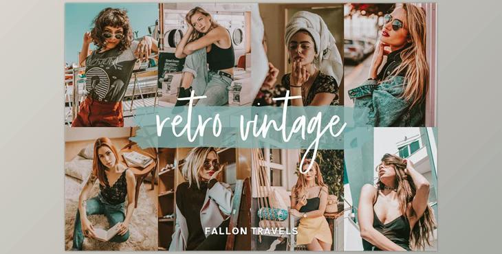 Retro Lightroom Mobile Presets CreativeMarket-5014190 (DNG)