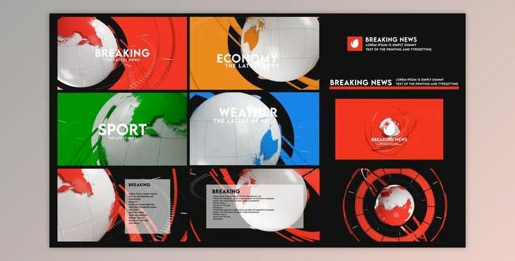 Broadcast News Pack (Videohive 51127241) - AE Project